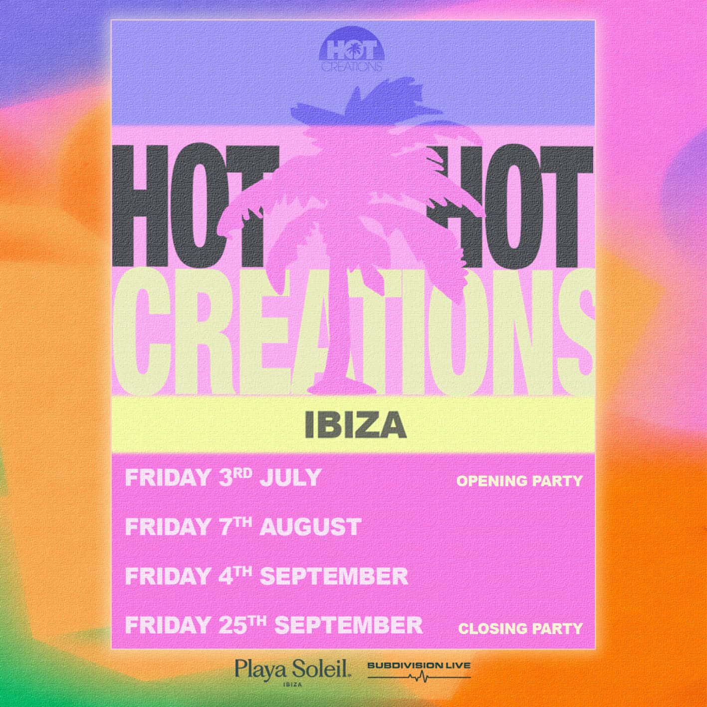 Cartel de Hot Creations