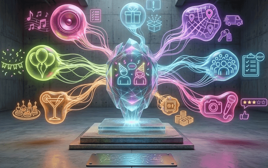 Salas de chats públicas y privadas integradas en los eventos