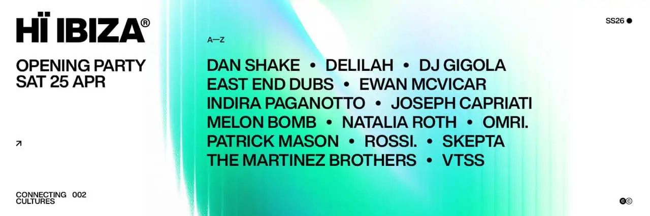Cartel de Hï Ibiza Opening Party 2026