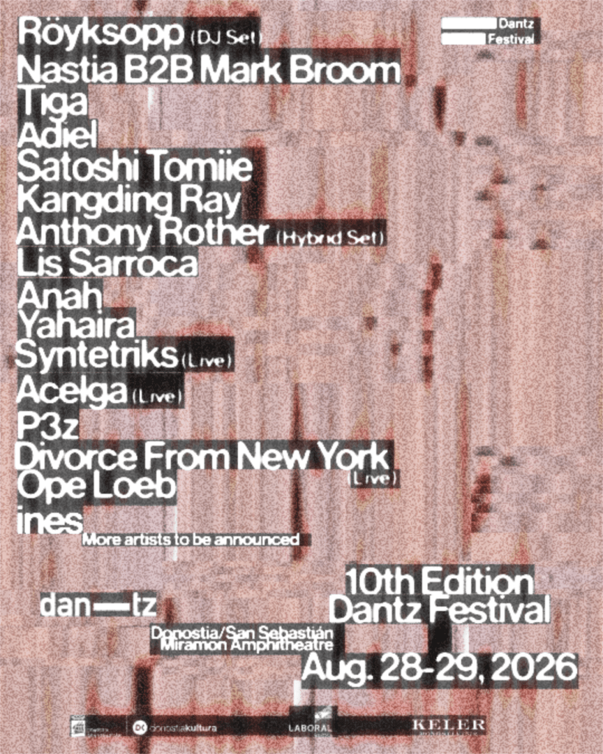 Cartel de Dantz Festival 2026 - Viernes 28