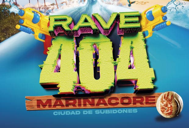 Cartel de 404 Marinacore, ciudad de subidones en Fabrik