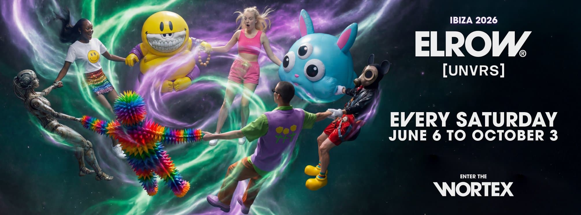 Cartel de elrow Ibiza