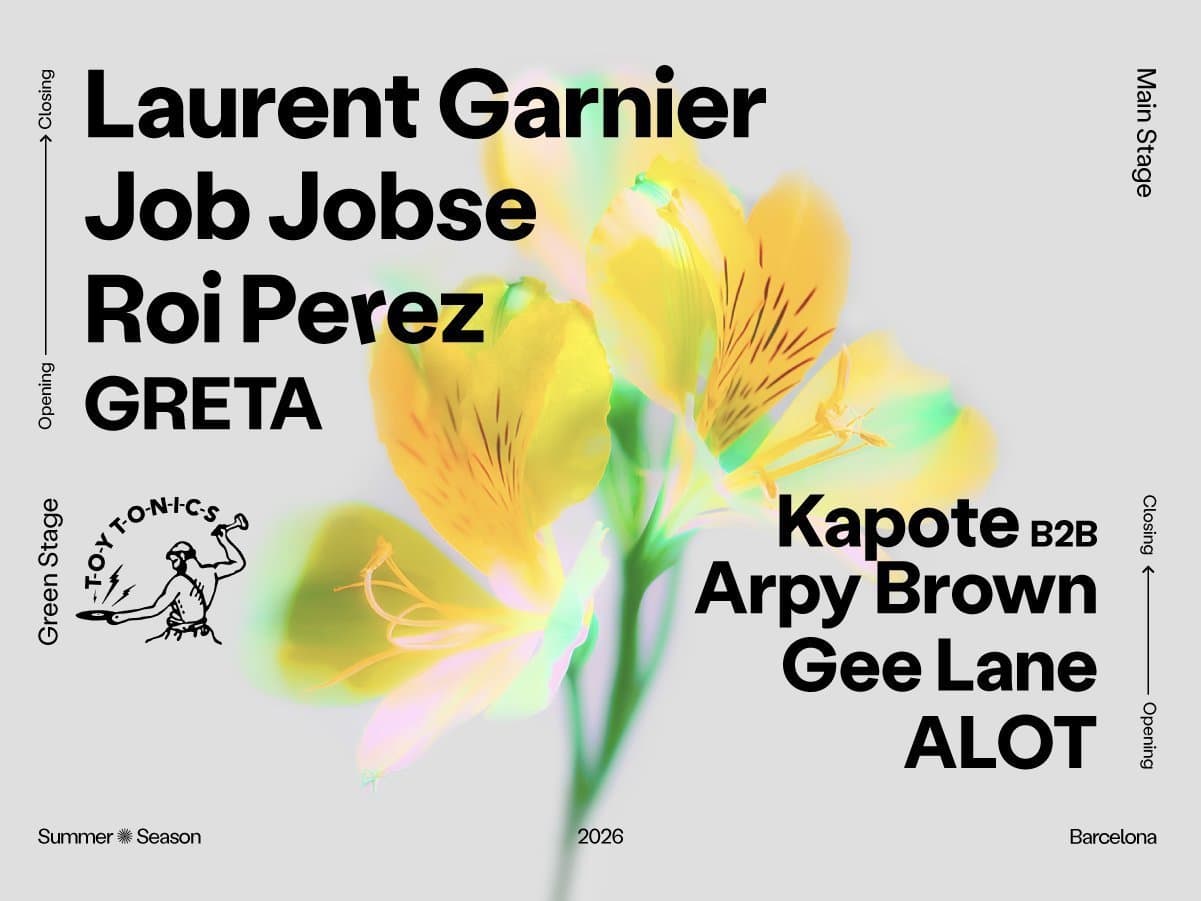 Cartel de Brunch Electronik Barcelona - 12 de julio, 2026