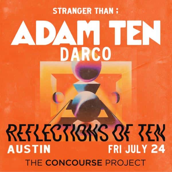 Cartel de Adam Ten + Darco at The Concourse Project