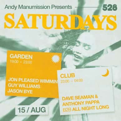 Cartel de Andy Manumission: Saturdays