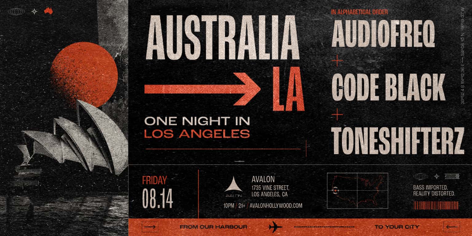 Cartel de Audiofreq, Codeblack, Toneshifterz