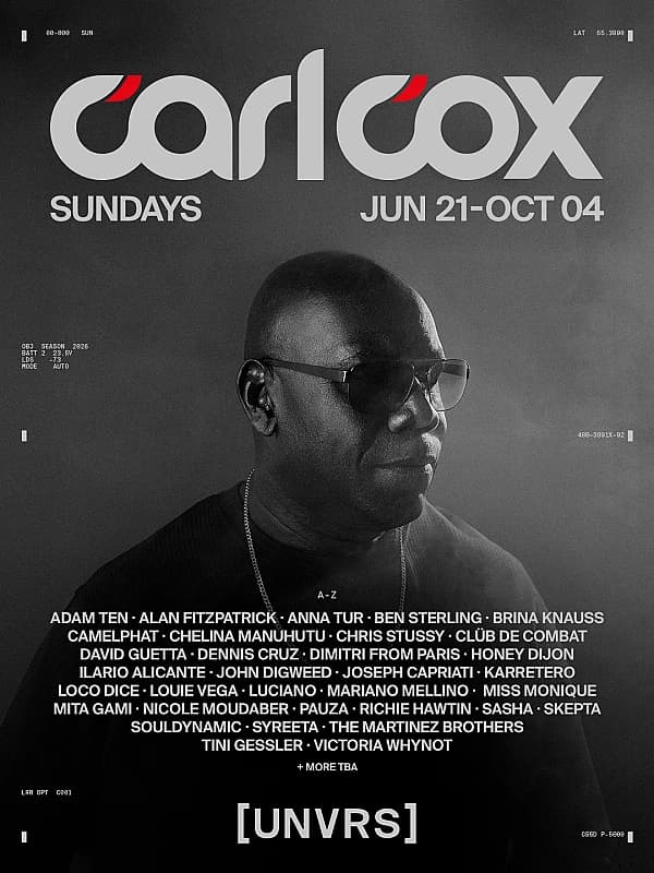 Cartel de Carl Cox