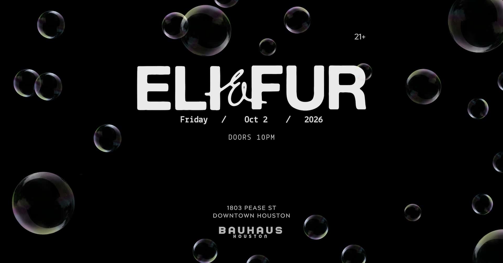 Cartel de Eli & Fur