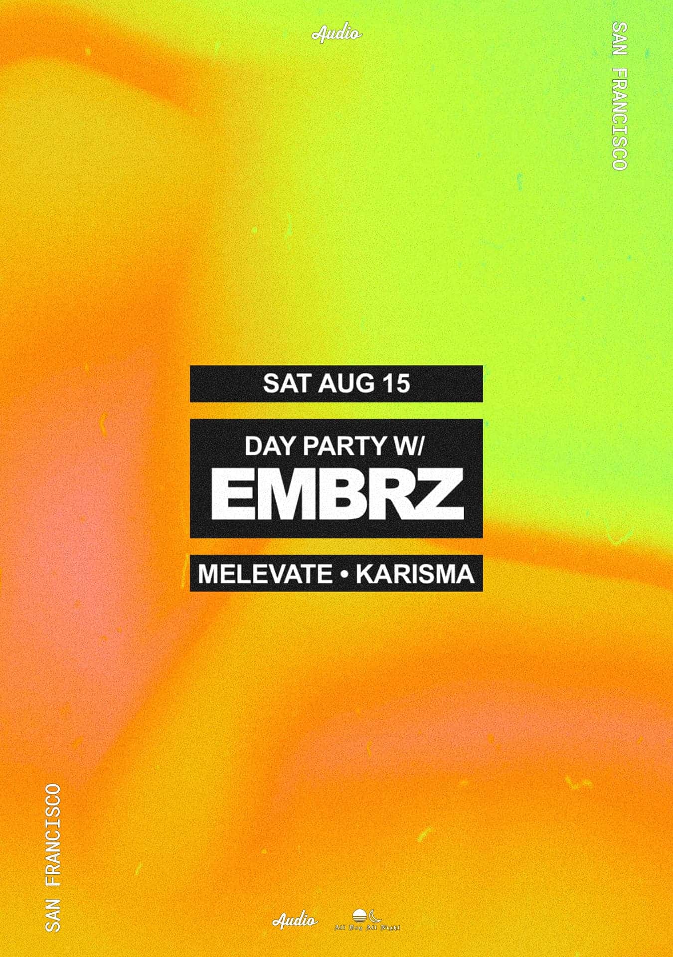 Cartel de EMBRZ (Day Party)