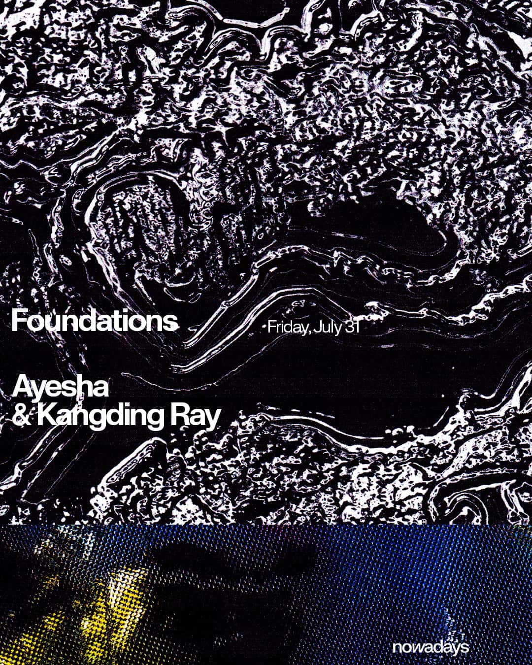 Cartel de Foundations: Ayesha & Kangding Ray