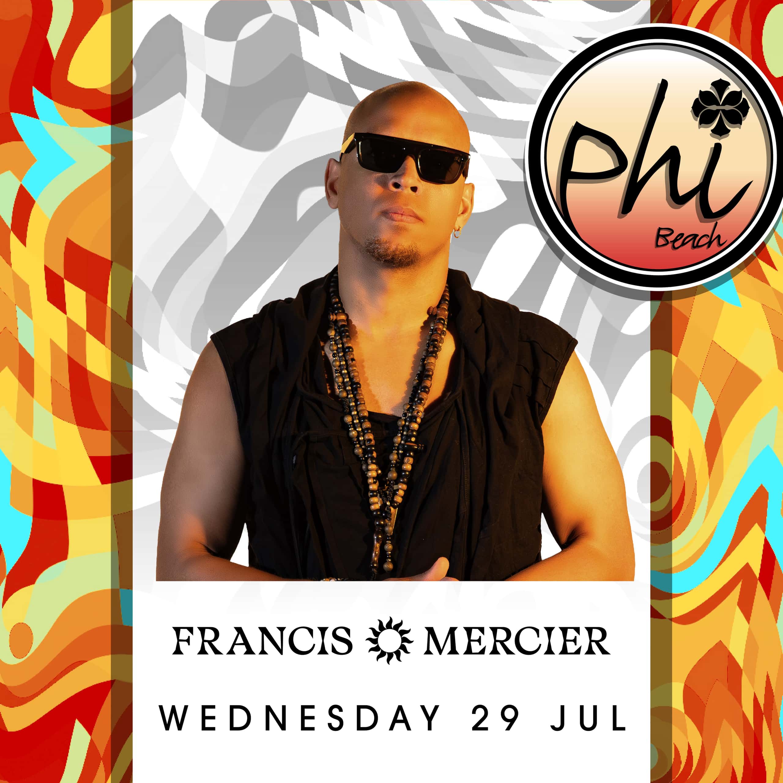Cartel de FRANCIS MERCIER - FLOYD LAVINE | 29 JULY