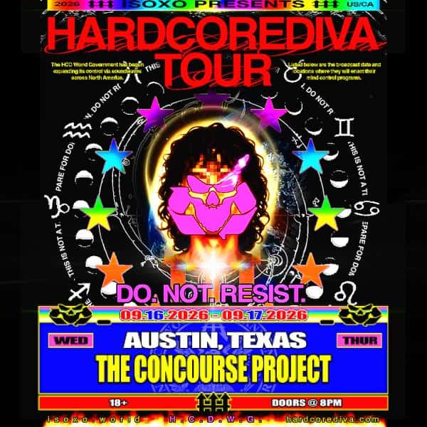 Cartel de ISOxo presents Hardcore Diva Night 1 at The Concourse Project