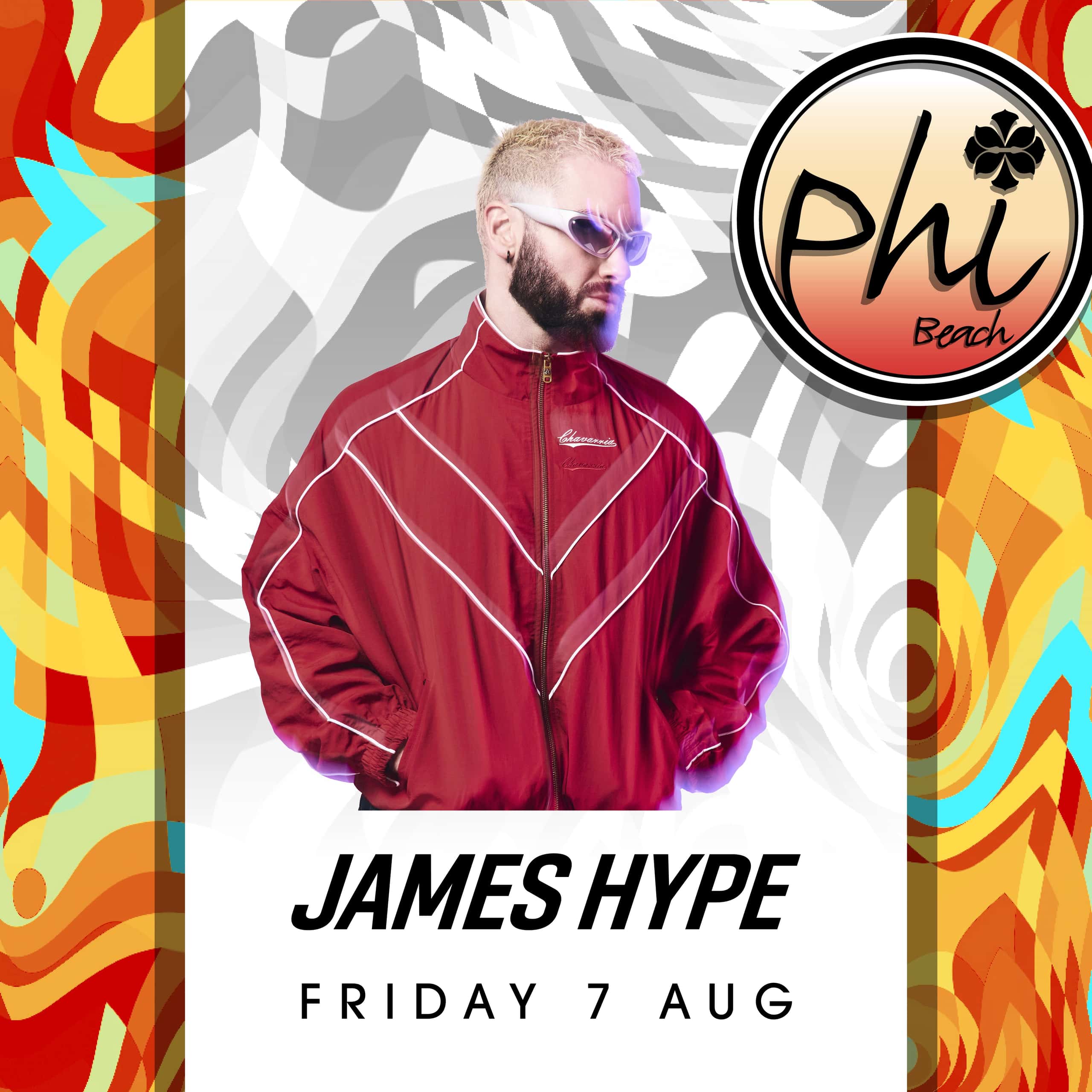 Cartel de JAMES HYPE | 7 AUGUST