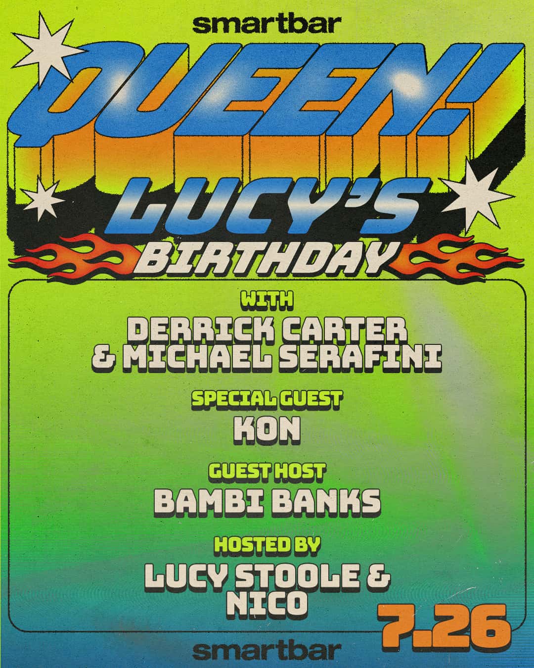 Cartel de Lucy's Birthday Queen!