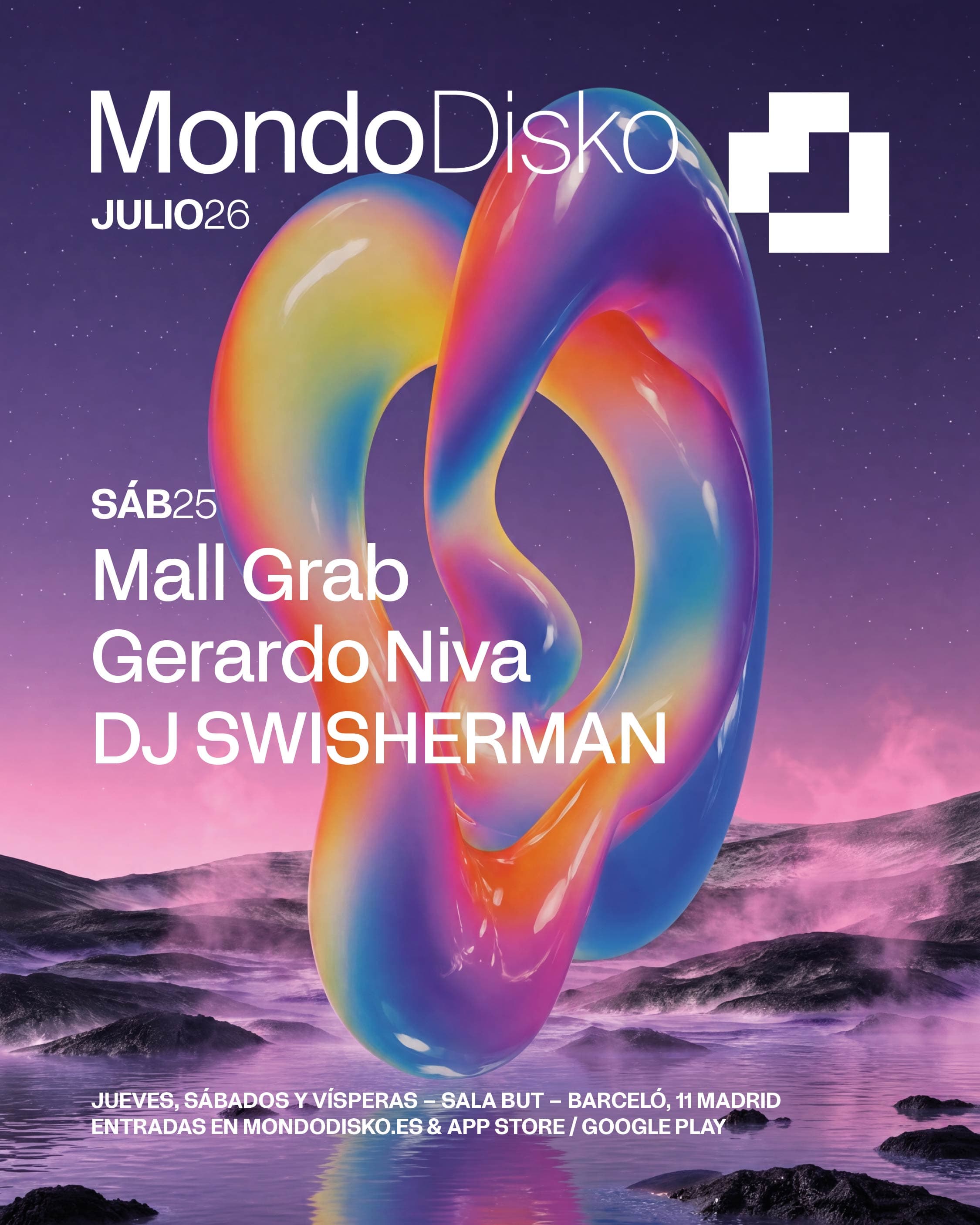 Cartel de Mall Grab / Gerardo Niva / DJ SWISHERMAN