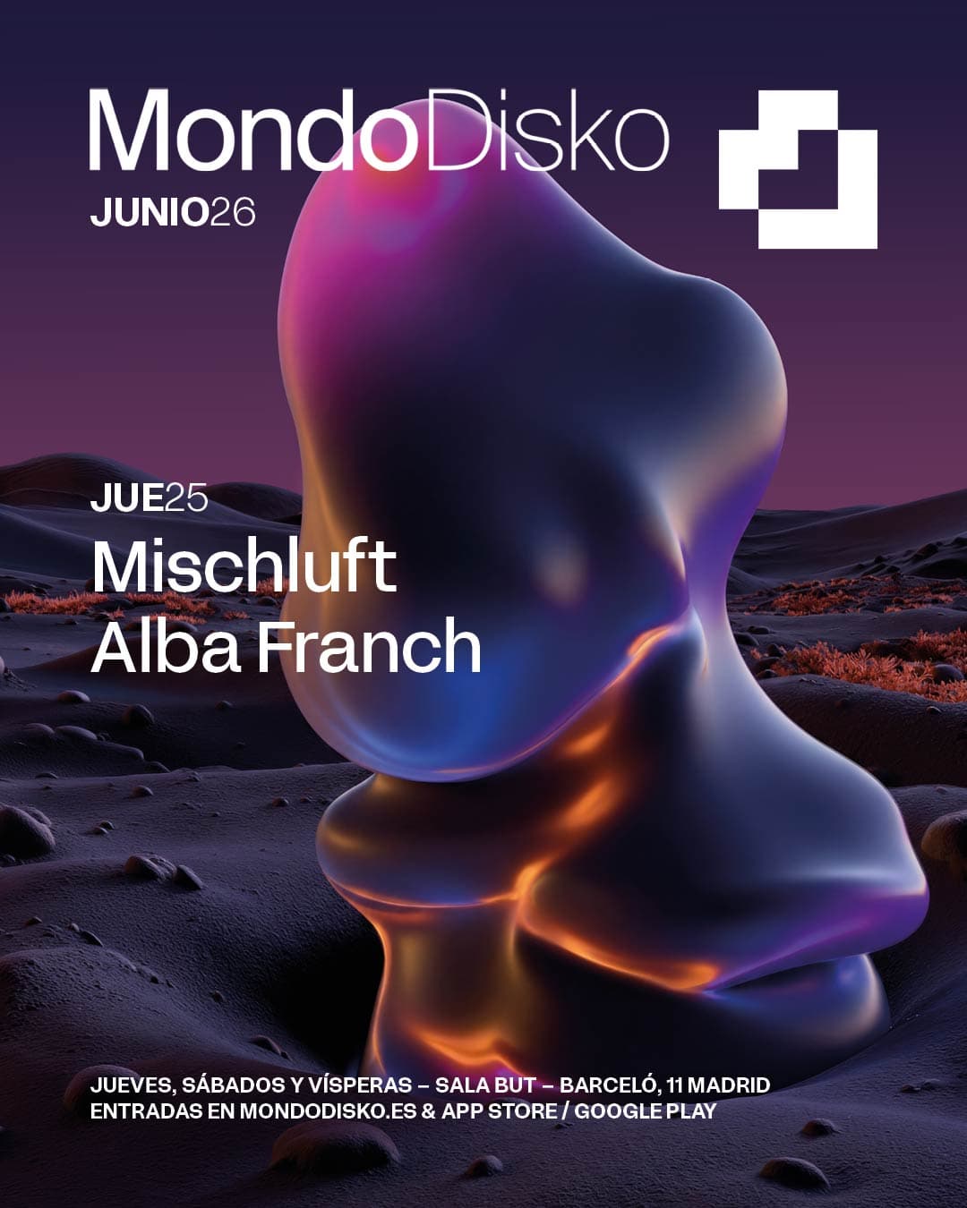 Cartel de Mischluft / Alba Franch