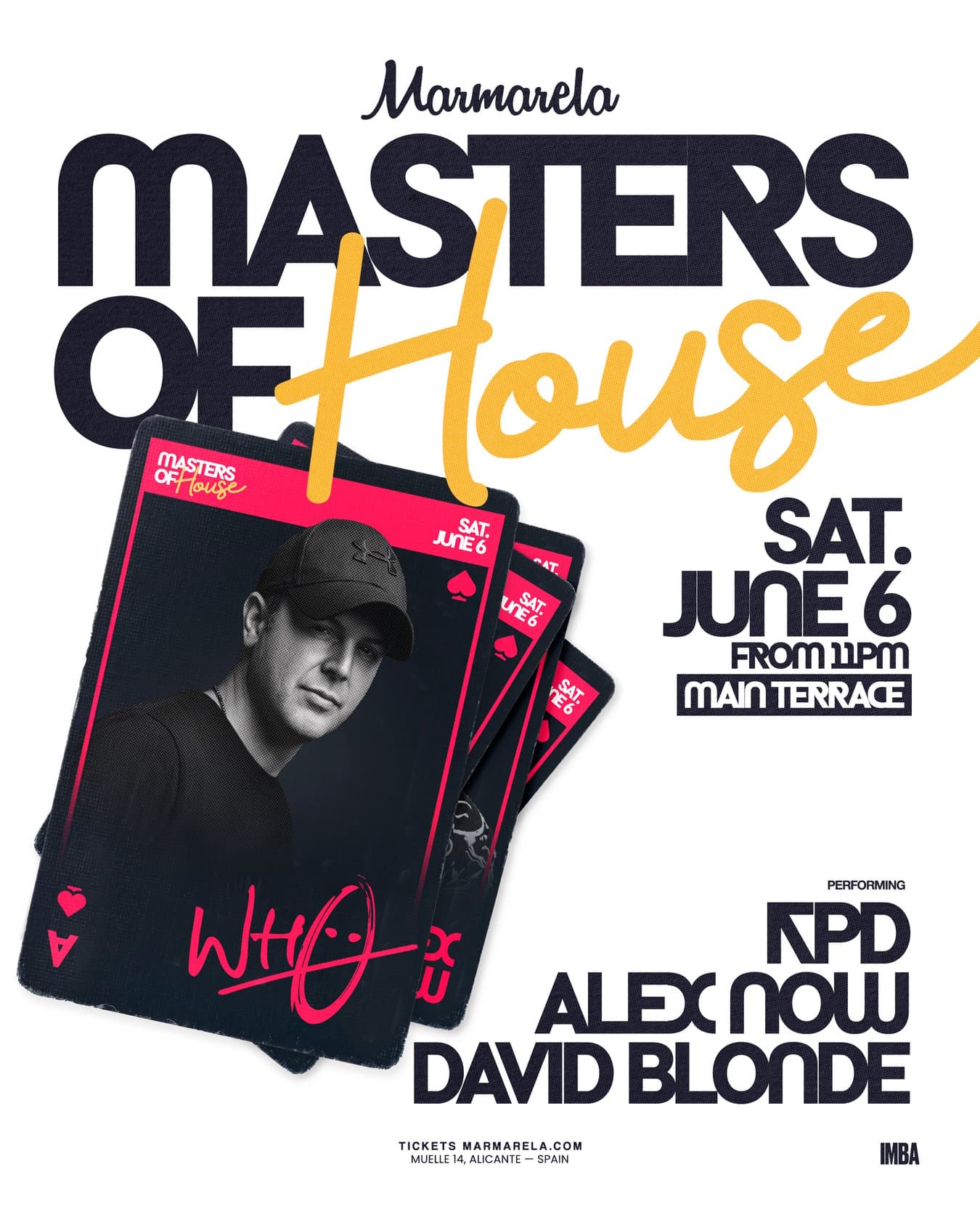 Cartel de NIGHT → GUEST DJ: WH0 (Main Terrace + Secret Room)