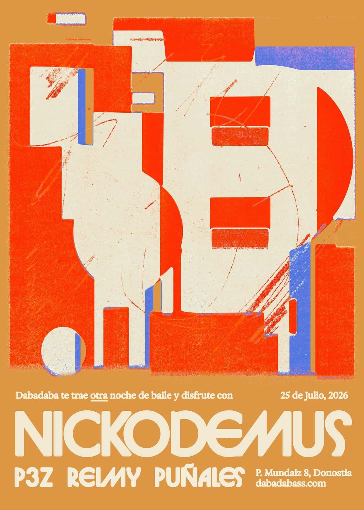 Cartel de #offjazzaldia: Nickodemus + P3z + Reimy + Puñales