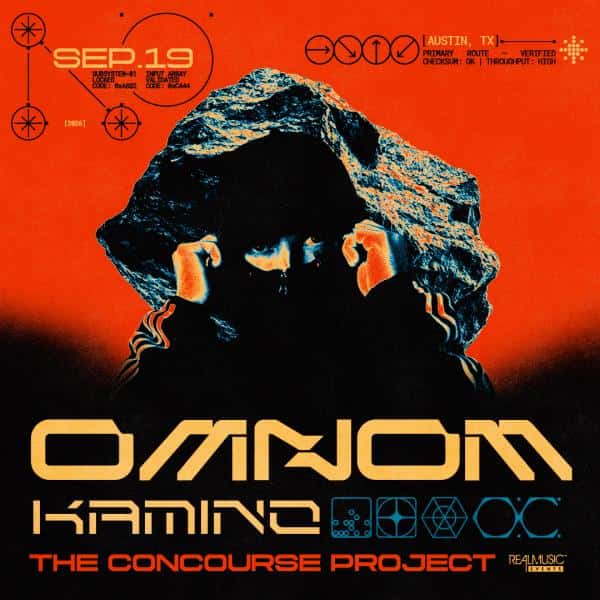 Cartel de OMNOM + Kamino at The Concourse Project