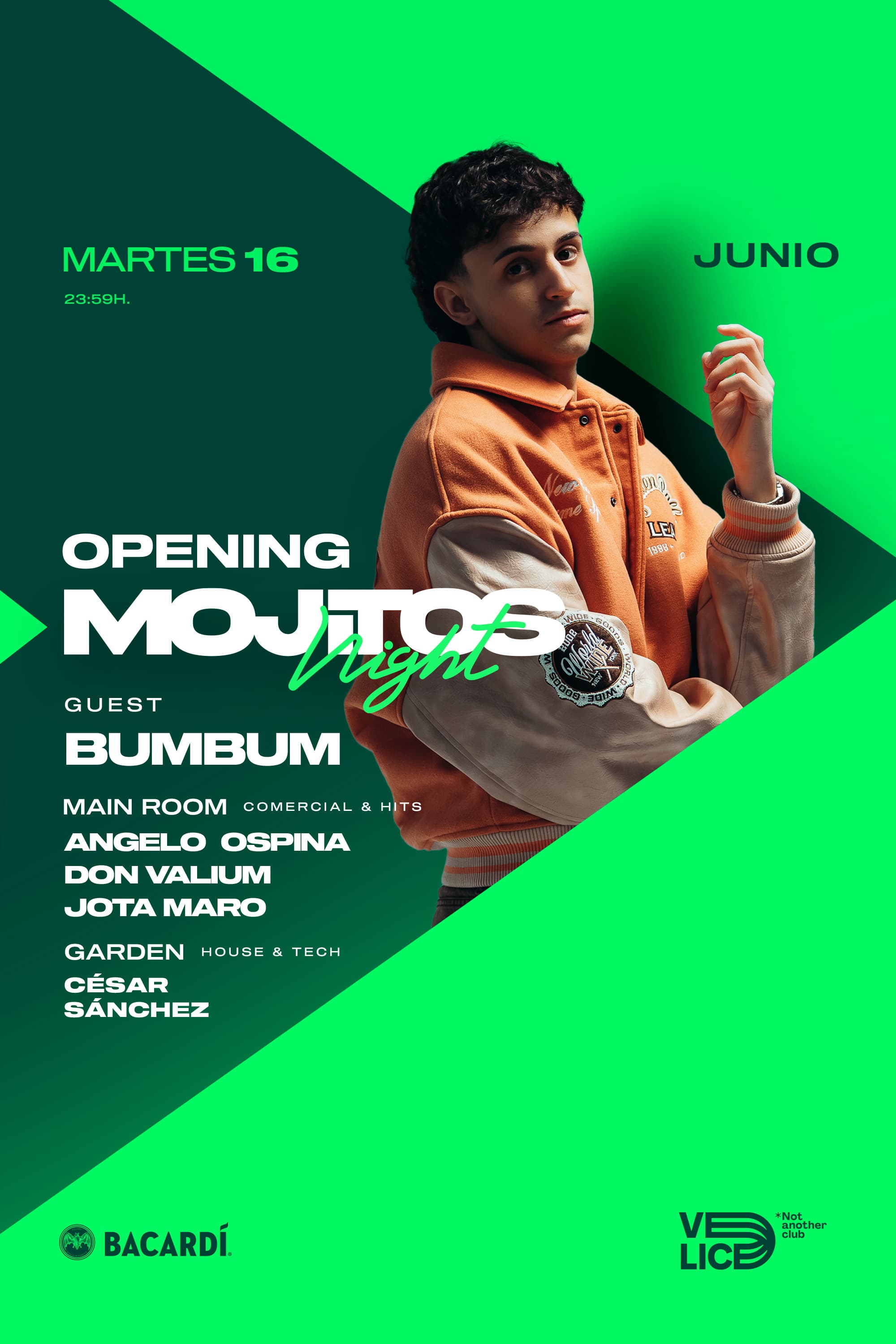 Cartel de Opening Mojitos Night