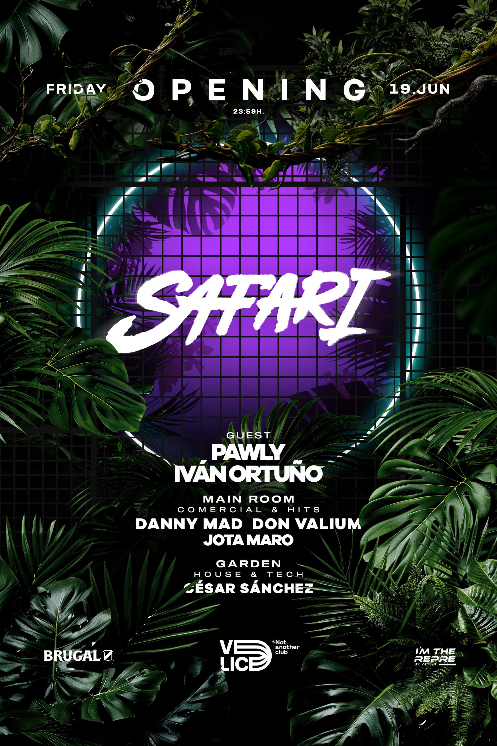 Cartel de Opening Safari