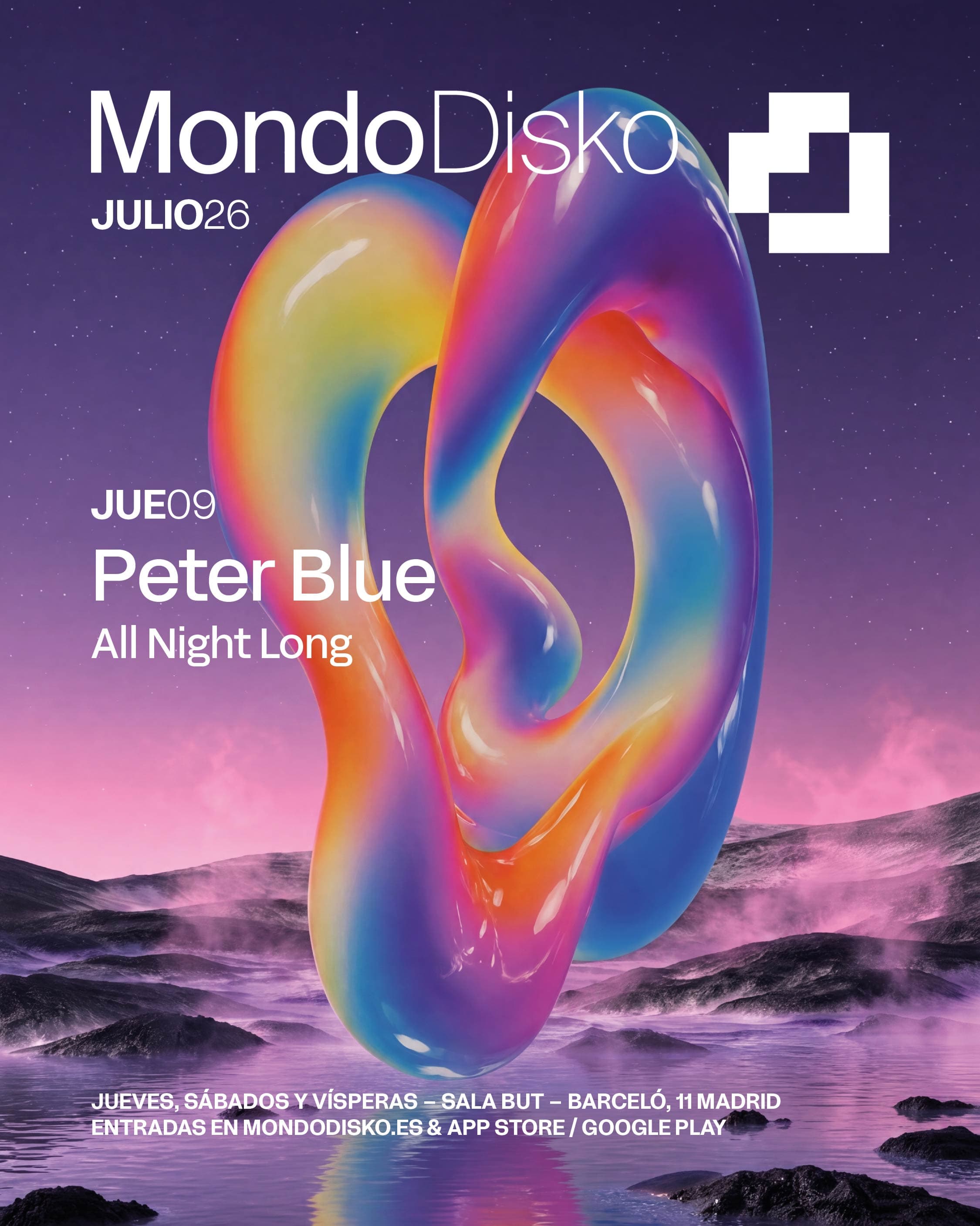 Cartel de Peterblue All Night Long