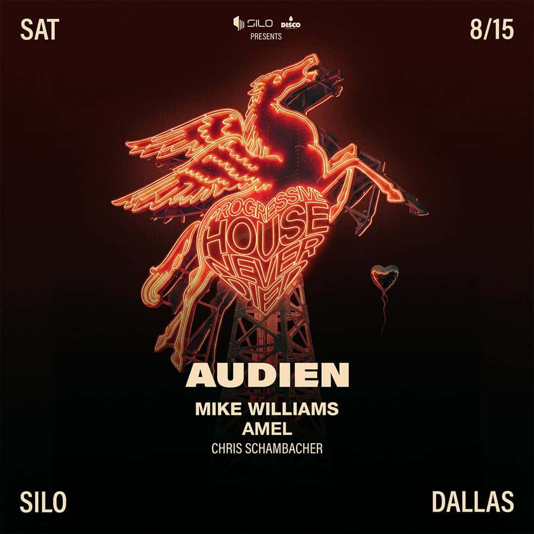 Cartel de Progressive House Never Died: Audien