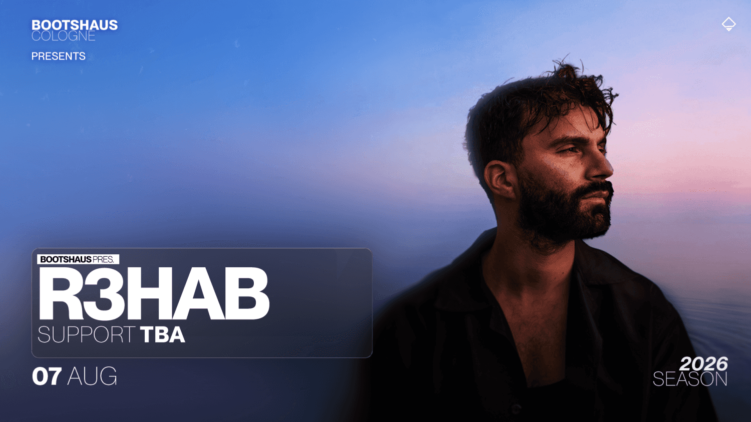 Cartel de R3HAB pres. by BOOTSHAUS