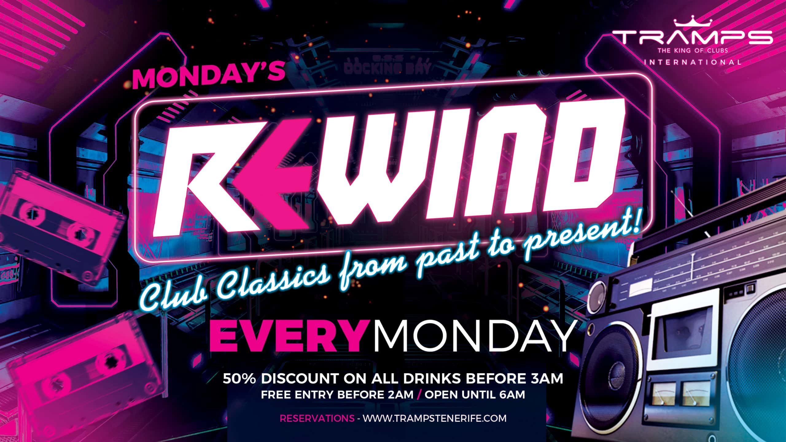 Cartel de Rewind – Club Classics
