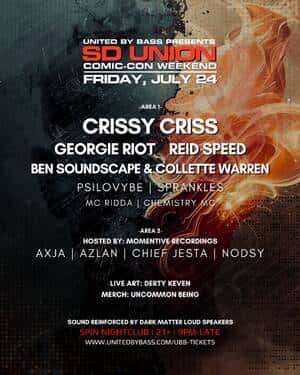 Cartel de SD Union w/ Crissy Criss, Georgie Riot, Reid Speed + More