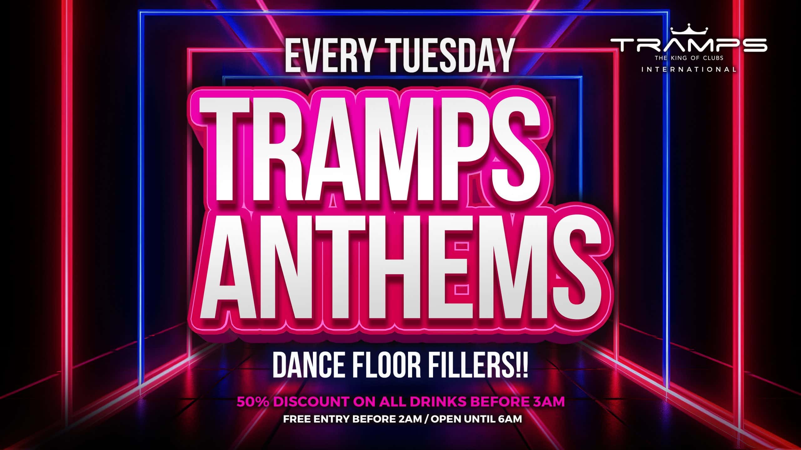 Cartel de Tramps Anthems
