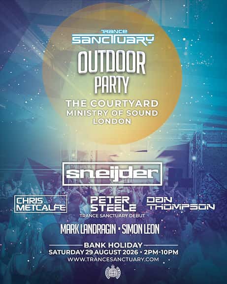 Cartel de Trance Sanctuary Outdoor Party - The Courtyard Ministry of Sound
