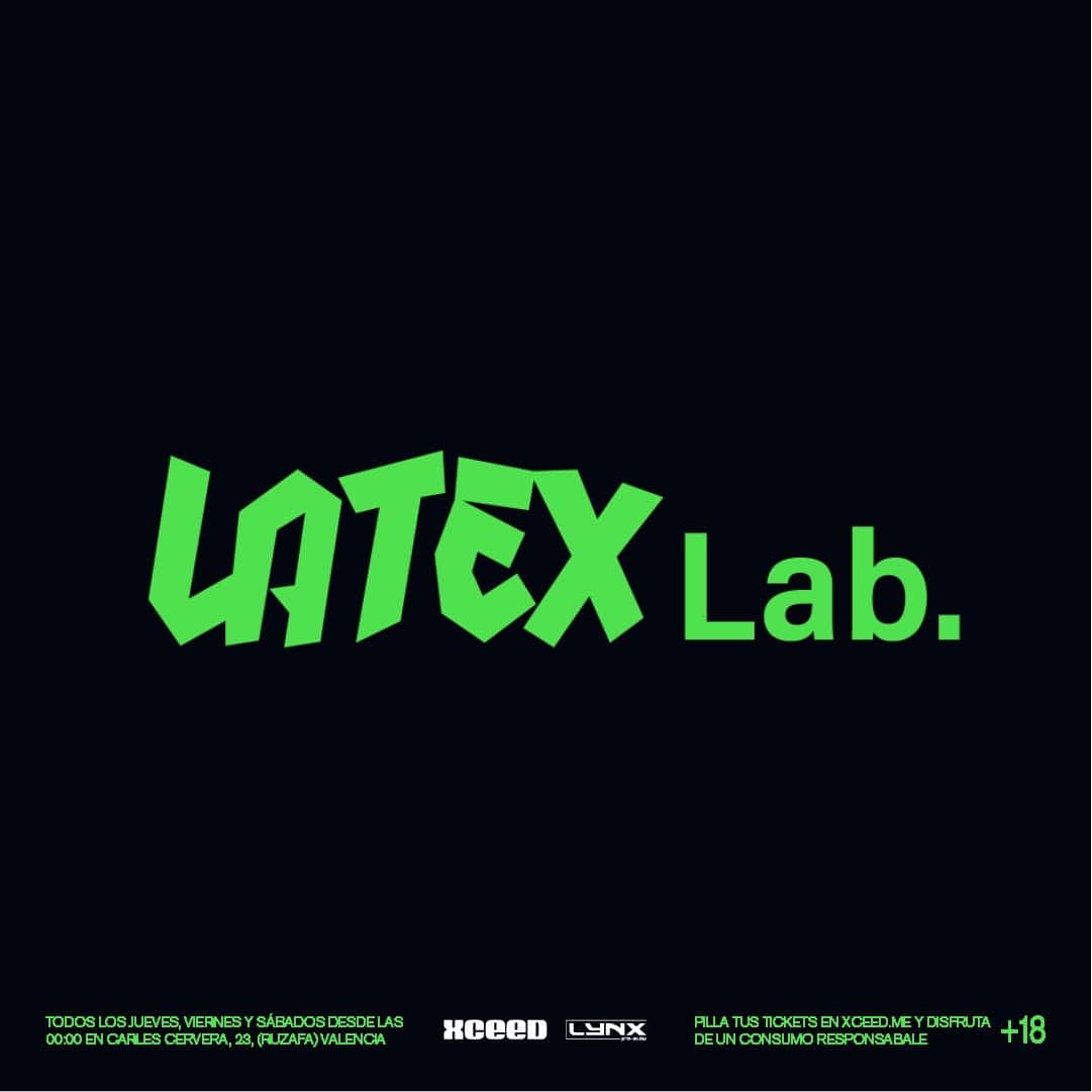 Cartel de V31/07 LATEX LAB. ATL, KANNO EN LATEX