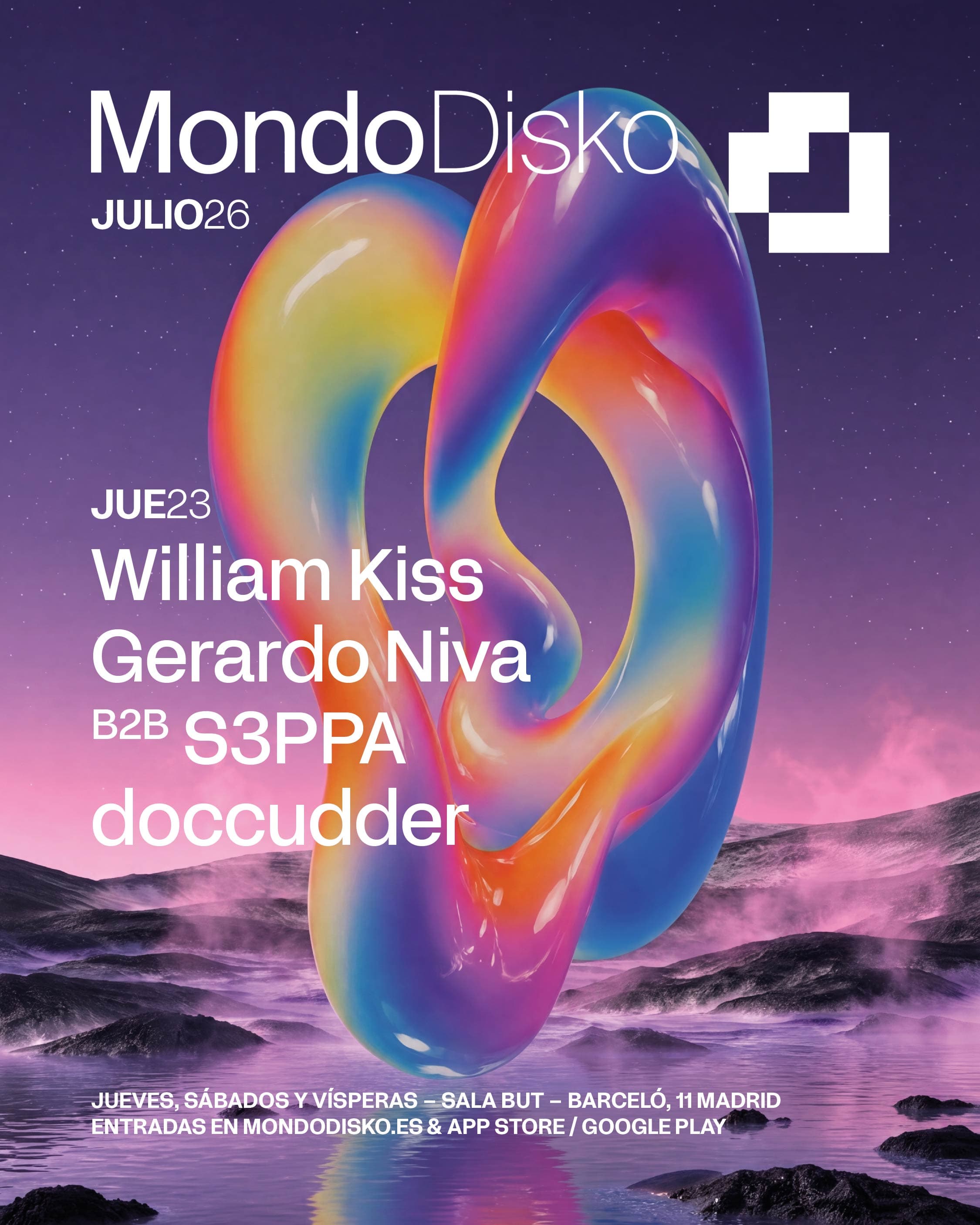 Cartel de William Kiss / Gerardo Niva B2B S3PPA / doccudder