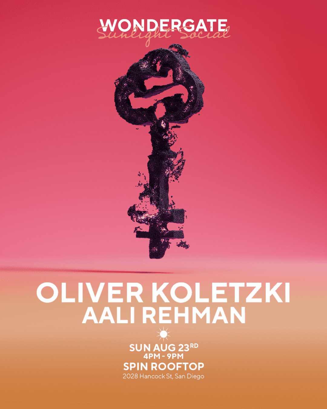 Cartel de WONDERGATE presents Oliver Koletzki