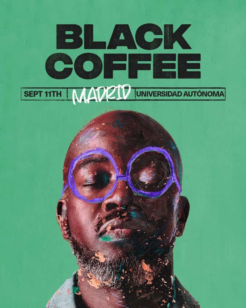 Cartel de Zamna Festival - Black Coffee Madrid