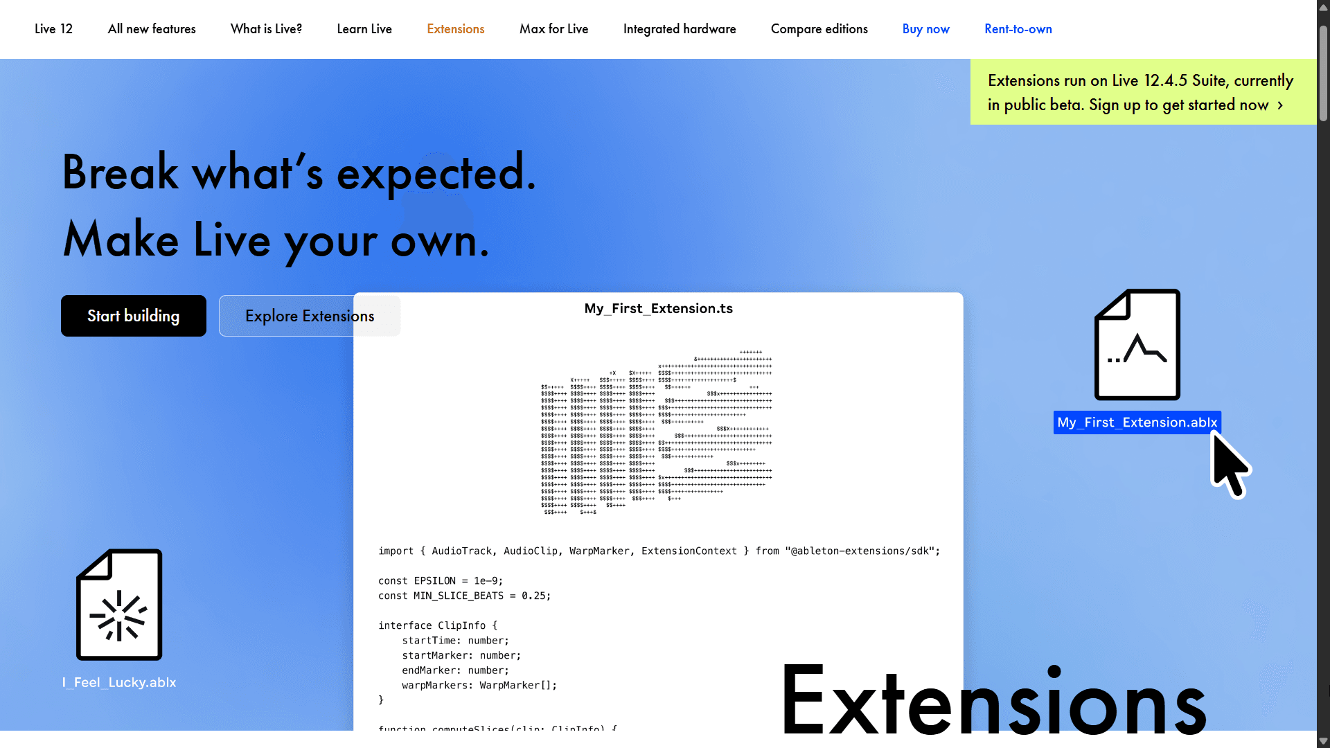 Ableton Extensions SDK: Crea tus herramientas en Live